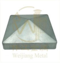Square steel post caps ZM F 1-001