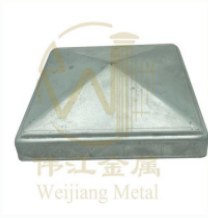 Square steel post caps ZM F 1-002