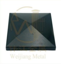 Square steel post caps ZM F 1-003