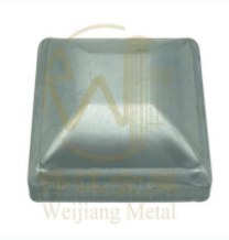 Square steel post caps ZM F 1-004