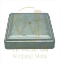 Square steel post caps ZM F 1-005