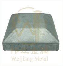 Square steel post caps ZM F 1-006