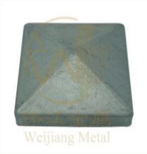 Square steel post caps ZM F 1-007