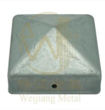 Square steel post caps ZM F 1-008