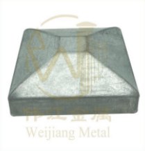 Square steel post caps ZM F 1-010