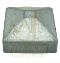 Square steel post caps ZM F 1-011
