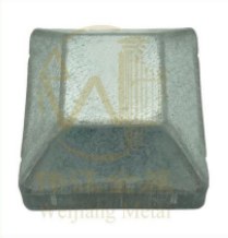 Square steel post caps ZM F 1-015