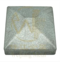 Square steel post caps ZM F 1-016