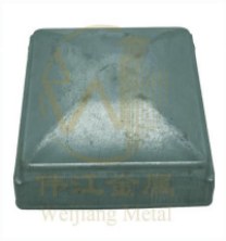 Square steel post caps ZM F 1-018