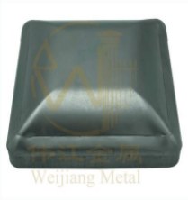 Square steel post caps ZM F 1-019