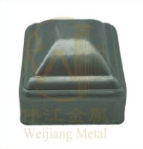 Square steel post caps ZM F 1-023