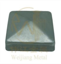 Square steel post caps ZM F 1-024