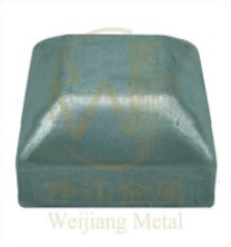 Square steel post caps ZM F 1-025