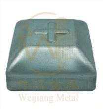 Square steel post caps ZM F 1-026