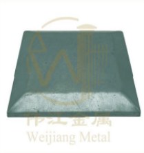 Square steel post caps ZM F 1-028