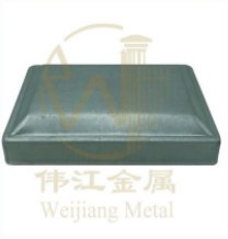 Rectangular steel post caps ZM F 2-002