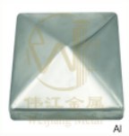 Aluminium and stainless steel post caps ZM F 4-001