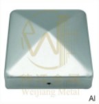 Aluminium and stainless steel post caps ZM F 4-002