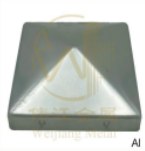 Aluminium and stainless steel post caps ZM F 4-003