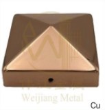 Copper and brass post caps ZM F 5-001