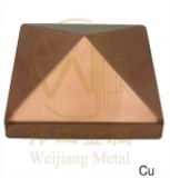 Copper and brass post caps ZM F 5-002