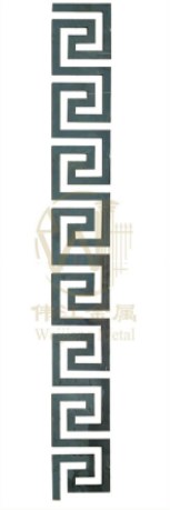 Stamped leaves, rosettes and scrolls ZSJ 3-008