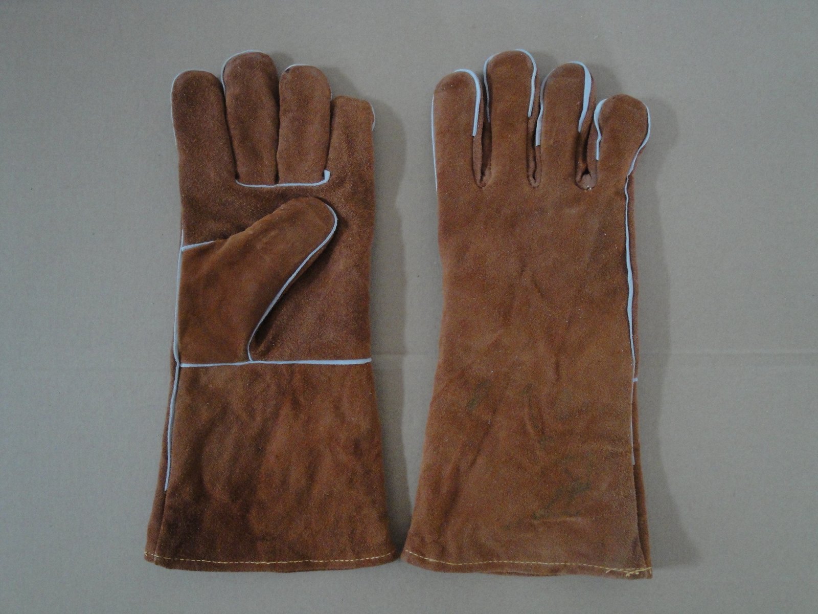 Brown leather welding gloves – Welding gloves