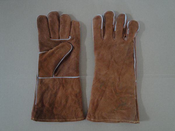 Brown leather welding gloves – Welding gloves