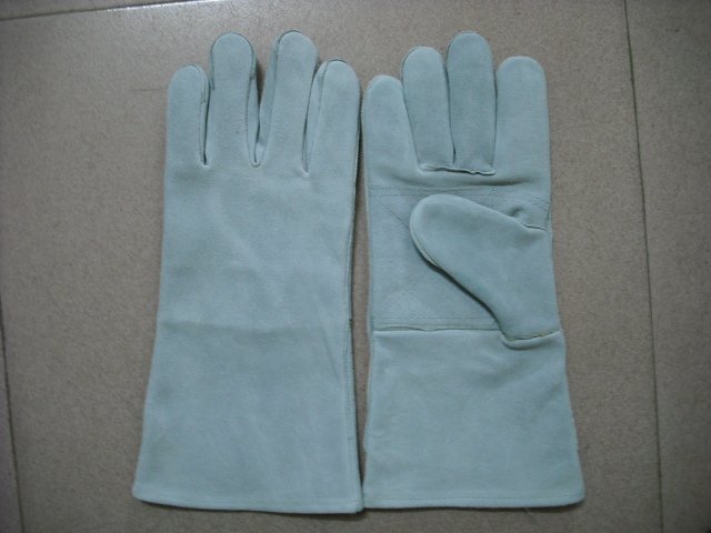 Grey leather welding gloves – Welding gloves