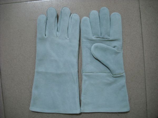 Grey leather welding gloves – Welding gloves