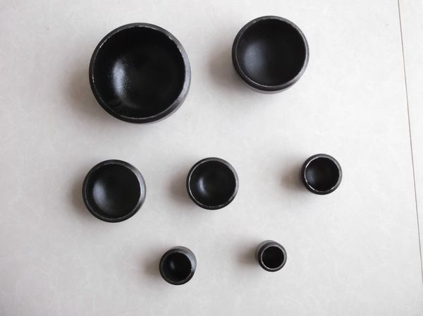 Butt-weld pipe caps, assorted sizes – Elbows and fittings