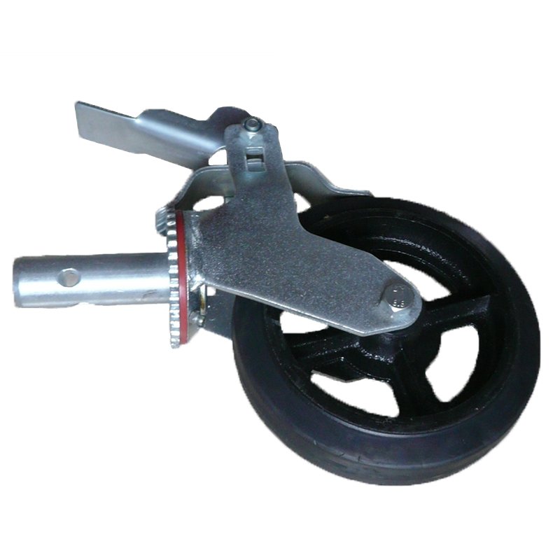 Scaffold caster with brake – Industrial casters