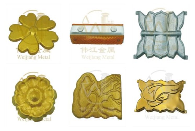 Stamped rosettes and panels – Stamped ornament