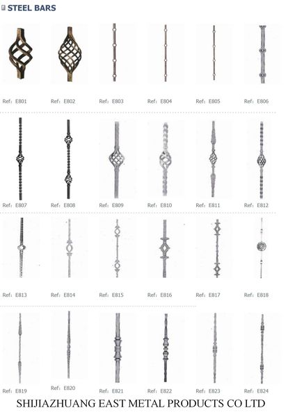 Forged steel baskets and balusters – Forged steel ornament