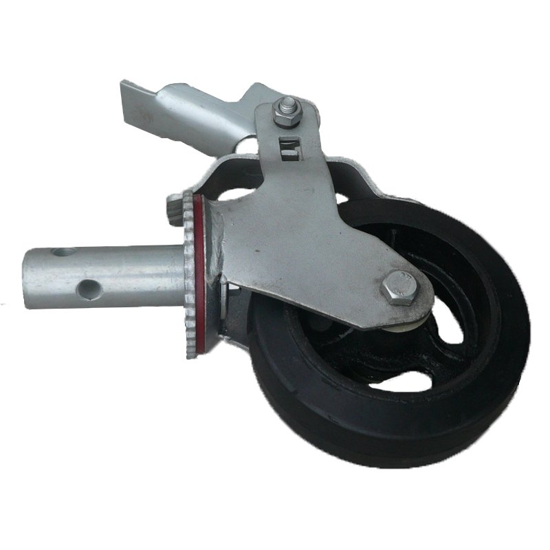 Scaffold caster with brake – Industrial casters