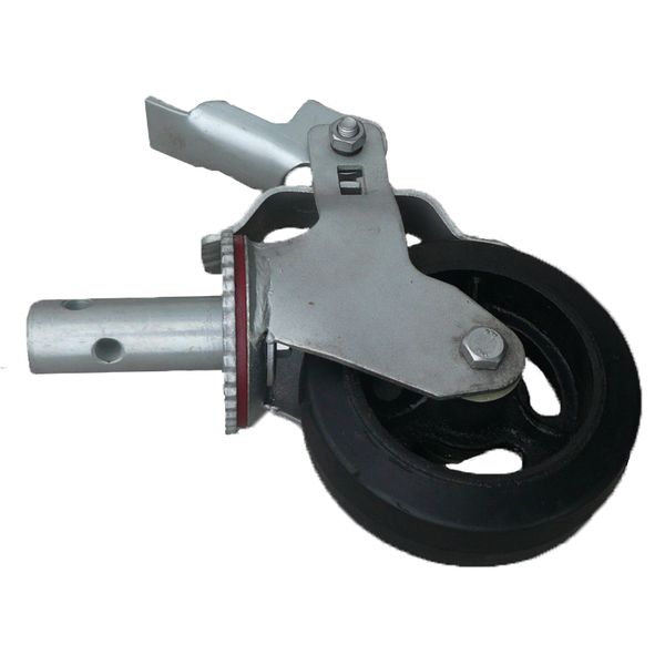 Scaffold caster with brake – Industrial casters