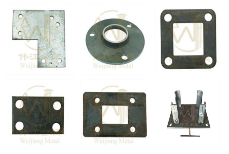 Base plates and post anchors – Base plates