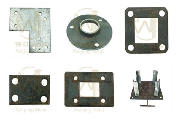 Base plates and post anchors – Base plates