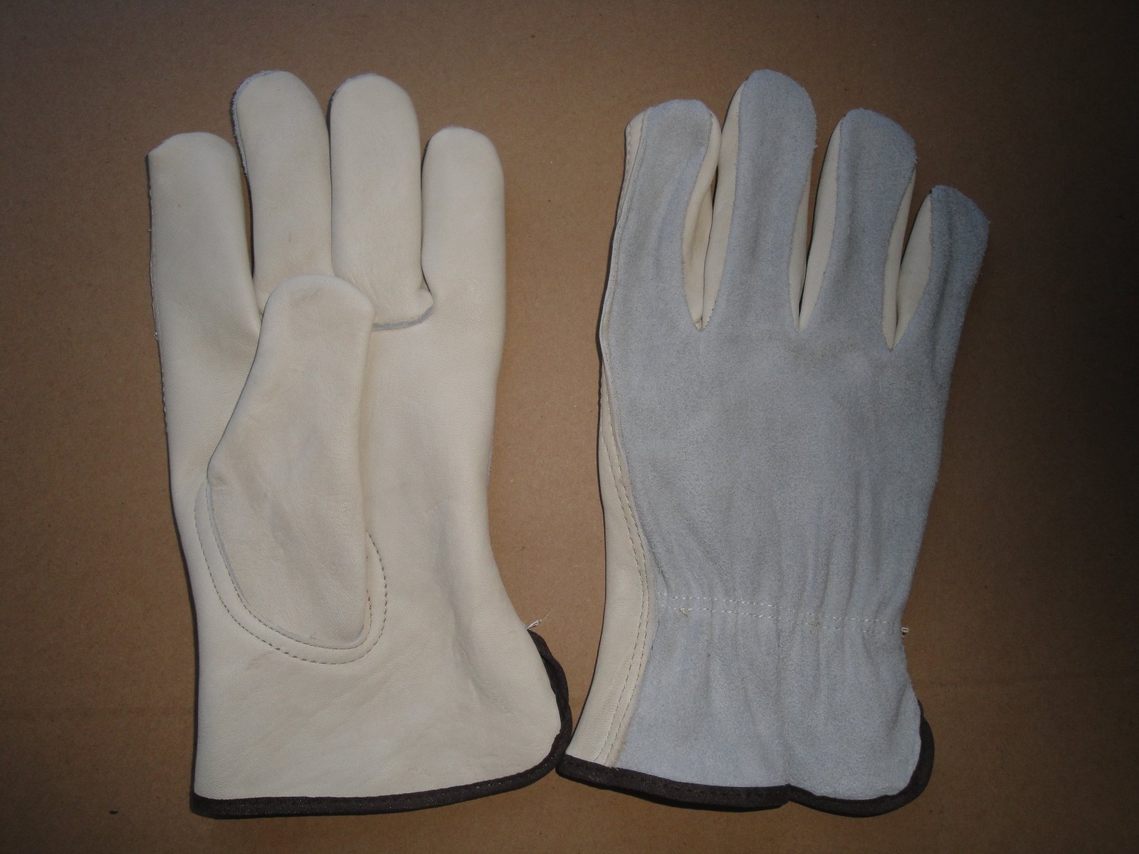 Grain leather driver gloves, split back – Welding gloves