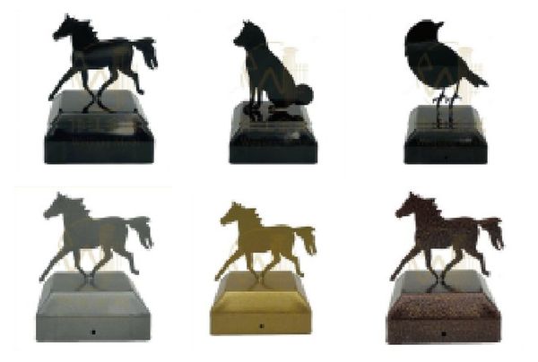 Post caps with figure toppers – Post caps