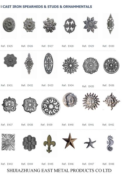 Cast iron rosettes and medallions – Cast iron ornament