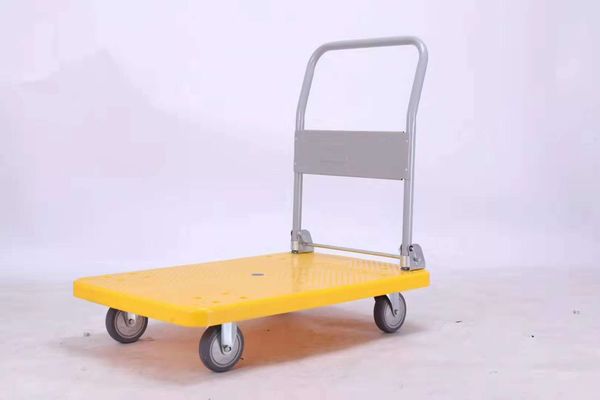Yellow folding platform trolley – Trolleys