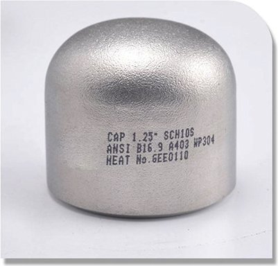 Stainless steel pipe cap – Elbows and fittings