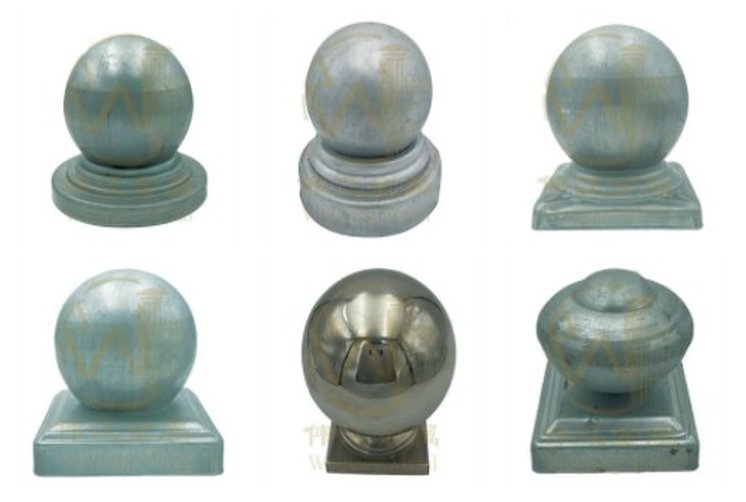 Ball and knob post caps – Post caps