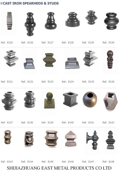Cast iron collars and post caps – Cast iron ornament