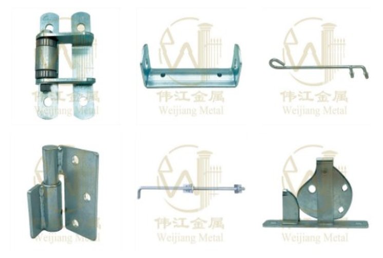 Gate hinges and latches – Iron door parts